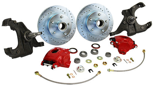 1971-72 Chevy C10, GMC C15 Truck Disc Brake and Drop Spindle Kit