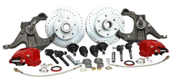 1963-70 Chevy, GMC C10 Truck Disc Brake Conversion, Stock or Drop Spindle, 5 or 6 Lug