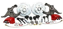 1963-70 Chevy C10, GMC C15 Truck Disc Brake Conversion, Stock Spindle, Deluxe, 6 Lug