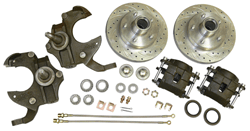 1968-74 Chevy Nova Disc Brake Conversion Kit, 2" Drop Spindles - Performance Online