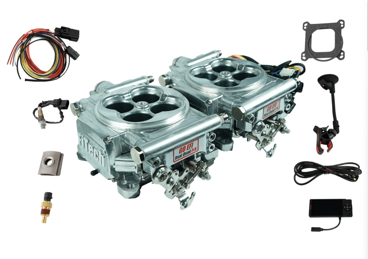 Go EFI 2x4 1200 HP Bright Aluminum EFI Adder