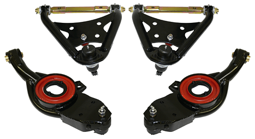 1965-70 Chevy Impala Tubular Upper and Lower Control Arms, Front - Performance Online