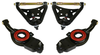 1965-70 Chevy Impala Tubular Upper and Lower Control Arms, Front