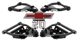 POL - Tubular Upper and Lower Control Arm Set, 1967-70 Chevy and GMC C20 - C30 Truck