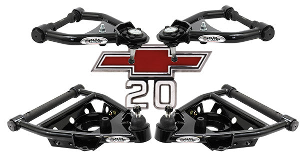 POL - Tubular Upper and Lower Control Arm Set, 1967-70 Chevy and GMC C20 - C30 Truck