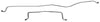 1963-72 Chevy, GMC C10 Truck Brake Line Kit, Rear Axle Housing