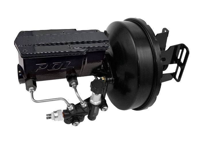 1958-65 Chevy Impala Black Out Series POL Power Brake Booster Kit