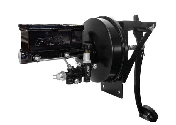 1948-52 Ford F1 Truck Black Out POL Power Brake Booster, Firewall