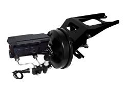 1947-53 Chevy, GMC Truck BlackOut Series Power Brake Conversion with POL or Wilwood Master Cylinder, Firewall Mount