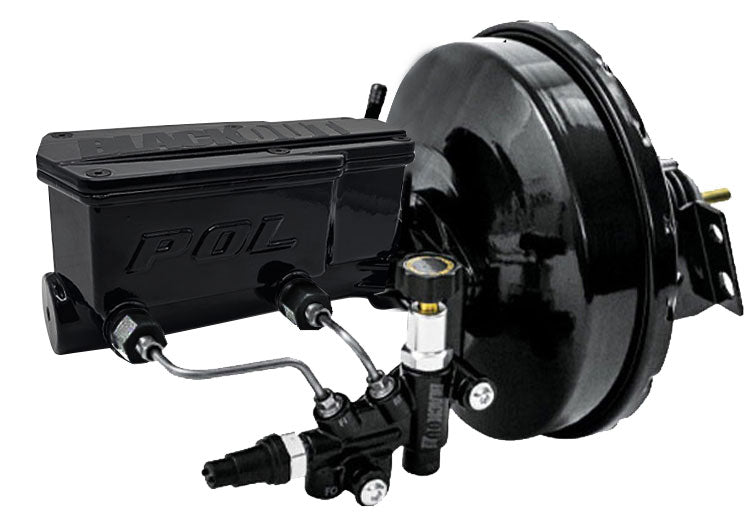 1970-81 Chevy Camaro Black Out Power Brake Booster with POL Booster