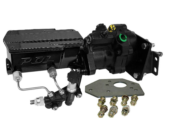 1960-62 Chevy, GMC Truck BlackOut Series POL or Wilwood Hydropower Power Brake Booster