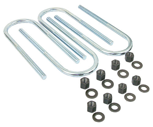 1955-57 Chevy Belair Leaf Spring U-Bolt Kit, Rear