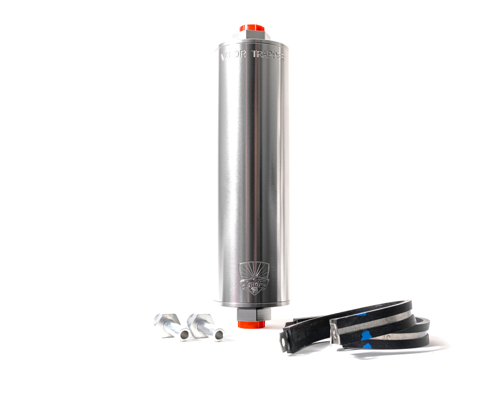 Vapor Trapper, 8 inch, Silver 1/4" Kit