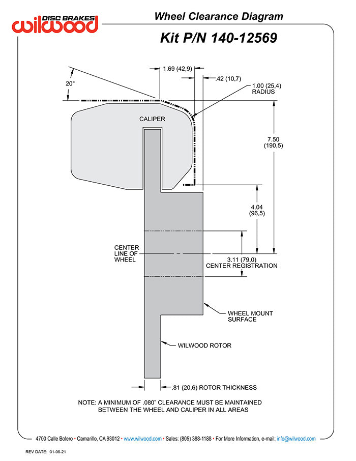 Wilwood - 1967-72 Chevy C10 /GMC C15 Rear Disc Brake Conversion with Parking Brake