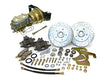 1948-52 Ford F-1 Truck Power Disc Brake Conversion Kit, Floor Mount Booster, 5.5