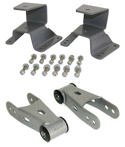 1973-87 Chevy C10, GMC C15 Truck Leaf Spring Hanger and Shackle Kit