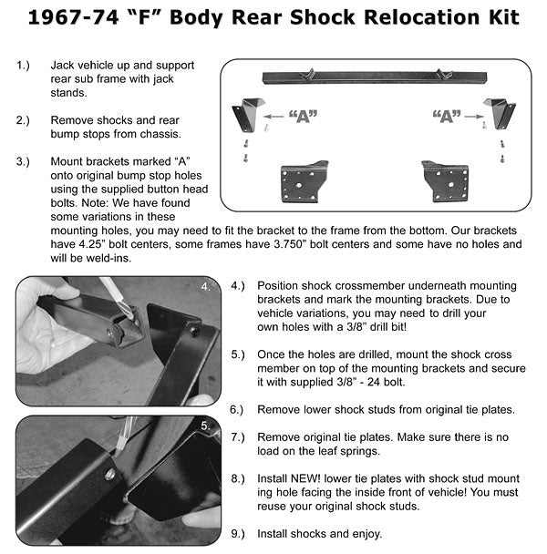 installation instructions