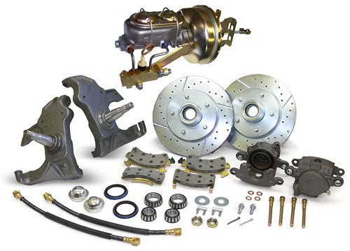 1965 Chevy Impala Power Disc Brake Conversion Kit with 2"Drop Spindles - Performance Online