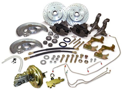 1967-72 Pontiac GTO Power Disc Brake Conversion, OEM Spindles