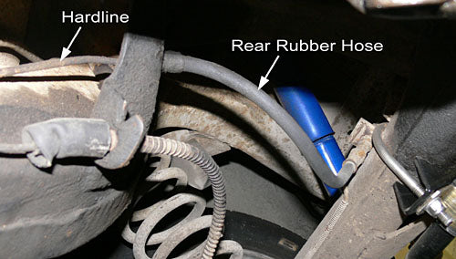 1955-57 Chevy Belair Rear Brake Hose For use with 10-12 Bolt Rear End