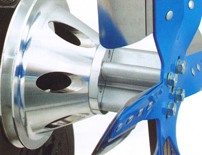 SMALL BLOCK CHEVY SHORT WATER PUMP PULLEY, ALUMINUM SINGLE GROOVE