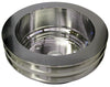Small Block Chevy Crankshaft Pulley with Long Water Pump, Aluminum 2 & 3 Groove