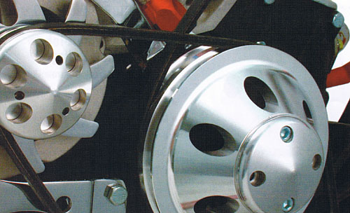 SMALL BLOCK CHEVY FAN PULLEY NOSE