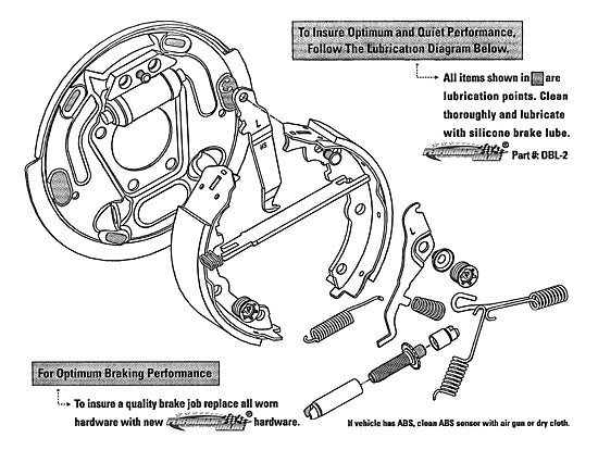 Brake Shoes, Rear, 1978-88 Chevy Malibu and 82-92 Camaro
