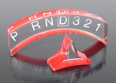 Steering Column Shift Indicator with Pointer, Universal, 3 or 4 Speed