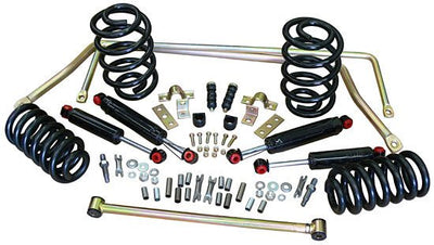 1965-72 Chevy C10 Truck Suspension Kit, Stage 2 with Lowered Coil Springs