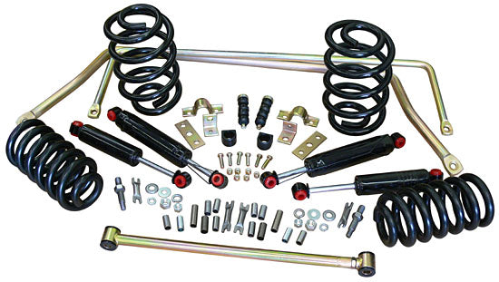 	1965-72 Chevy C10 Truck Suspension Kit, Stage 2 with Lowered Coil Springs