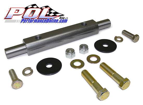 1962-67 Chevy Nova, Upper Control Arm Shaft Assembly, Billet Steel, Ea.