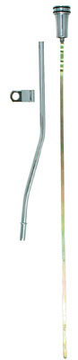 Oil Dipstick, Chrome with Billet Knob, SB Ford