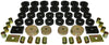 1955-57 Chevy Belair Body Mount Kit, 2 Door Hard top, PolyUrethane