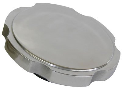 Radiator Cap, Billet Aluminum, Plain, Polished, 16lbs - Performance Online