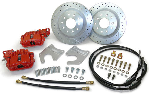 1958-70 Chevy Impala Disc Brake Conversion Kit, Rear, 12" Rotors, OE Rearend