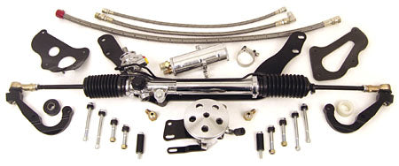 1962-67 Chevy Nova Rack and Pinion Steering Conversion Kit, Power