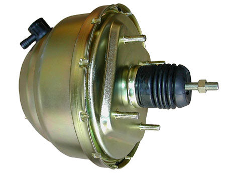 Power Brake Booster, 8" Dual Diaphragm, Zinc Plated