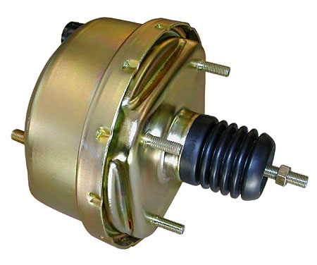 Power Brake Booster, 7" Single Diaphragm, Zinc Plated
