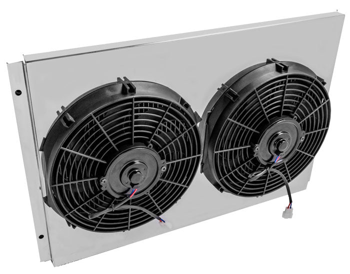 Aluminum Fan Shroud With SPAL 16" Fan For 1967-1969 Chevy Camaro | DILLON RADIATOR