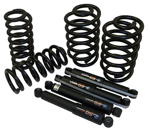 1963-72 Chevy, GMC C10 Truck Coil Spring and Shock Kit, Front and Rear