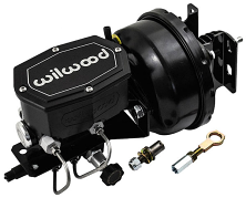 1964-66 Ford Mustang Black Out Power Brake Booster with Wilwood Master Cylinder