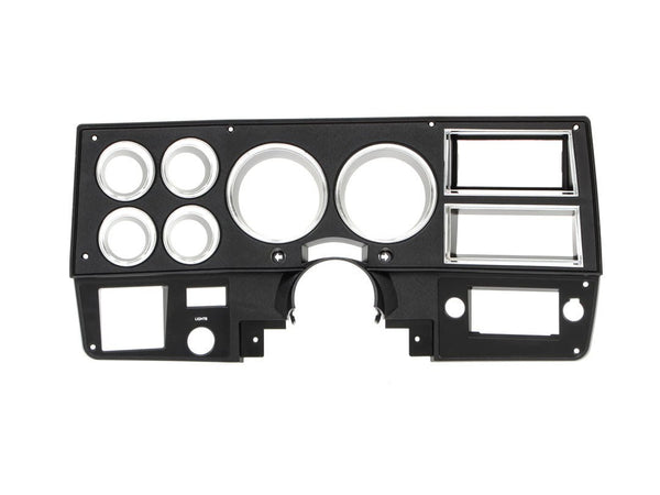 1981-83 Chevrolet / GMC Truck Dash Bezel, Black with Chrome Details, with A/C.  Each.