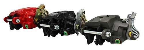 4138 Brake Caliper, Black, Pair (For Staggered Brakes)