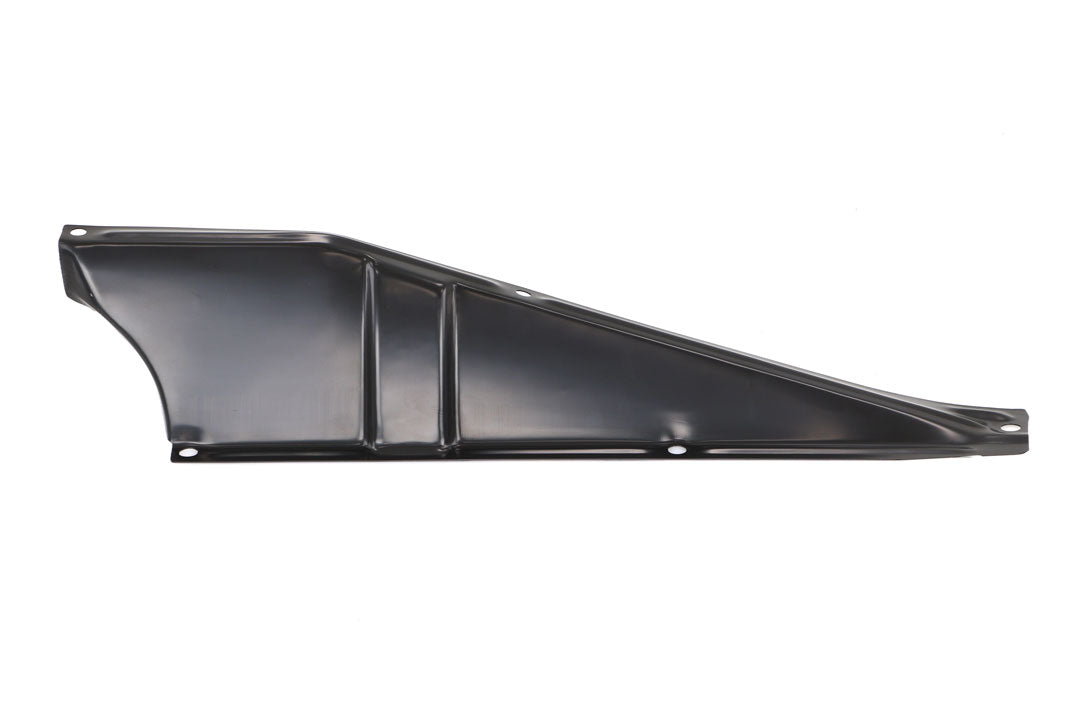 1960-66 Chevy & GMC Truck Radiator Core Support Upper Baffle, Black EDP