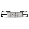Grille Shell - Chrome Silver Black - Dual Headlight - 88-93 GMC CK Pickup Suburban