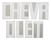 Tail Gate Decal, 1960-66 Chevy Fleetside, White Gloss
