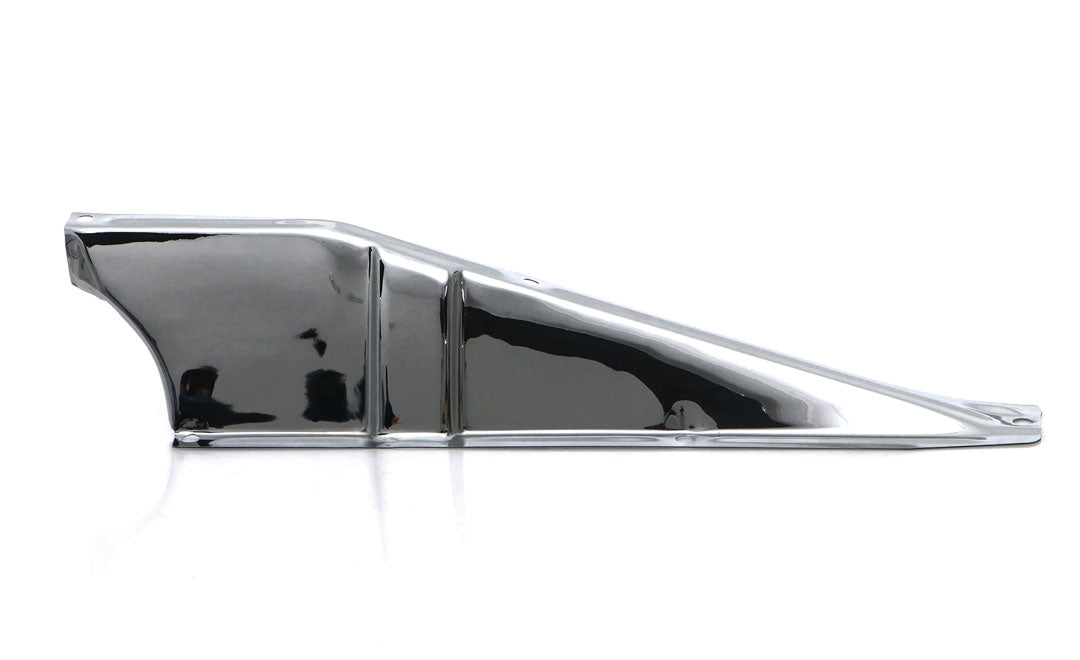 Radiator Core Support Upper Baffle, LH, Chrome, 1960-66 Chevy & GMC Truck