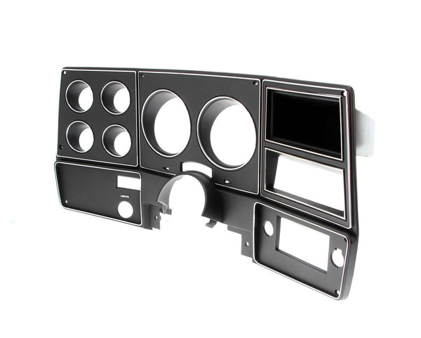 1978-80 Chevrolet / GMC Truck Dash Bezel, Black with Chrome Details, without A/C.