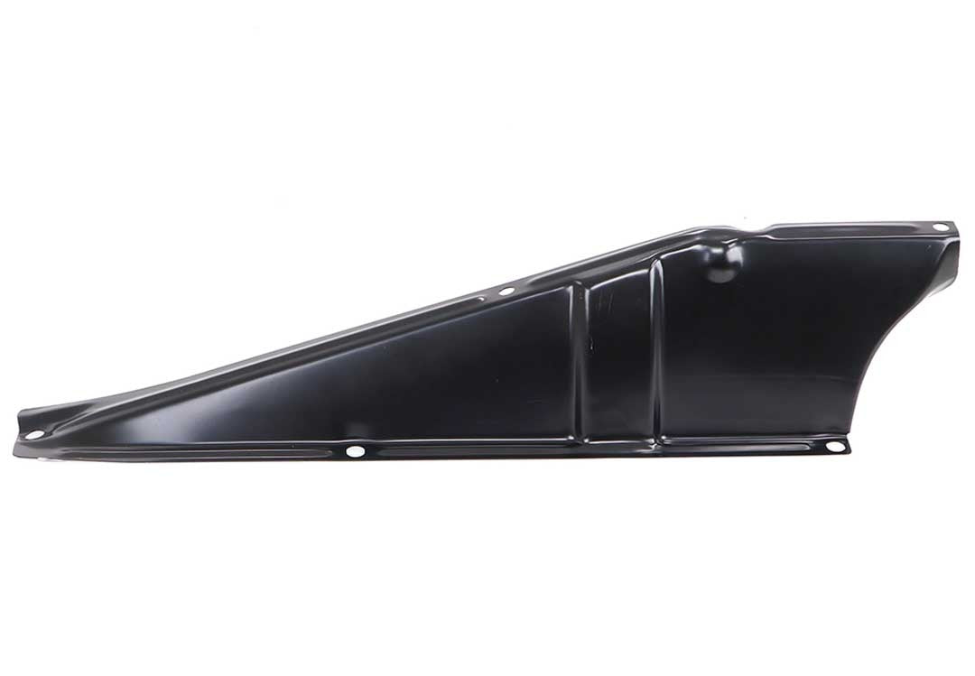 Radiator Core Support Upper Baffle, RH, Black EDP, 1960-66 Chevy & GMC Truck